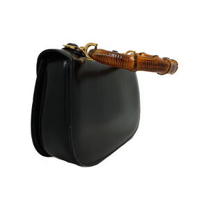 Gucci Bag Top Handbag Shoulder Bamboo Leather Handle